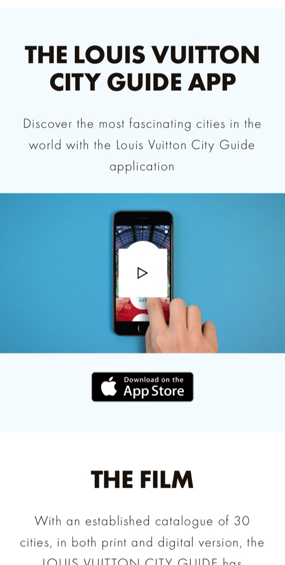 Louis Vuitton City Guide App Store | semashow.com