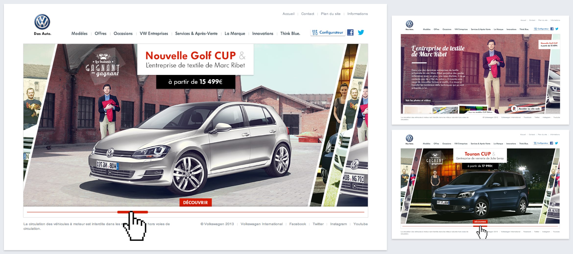 VW Cup Web Design
